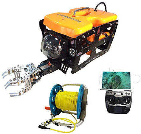 ThorRobotics Underwater Drone ROV 4K View HD Camera Drones FPV Lite Version With Mechanical Arm Claw,KIT Type