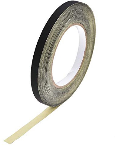 uxcell 10mm Acetate Cloth Tape for Laptop Electric Auto Guitar Repair High Temperature Adhesive Tape Black 30m/98.4Ft