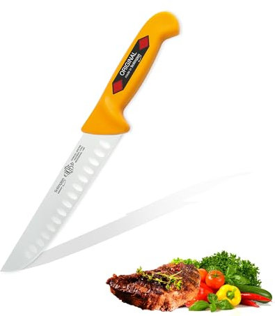 EIKASO 1241531-302 Blockmesser Gerade mit Kullen, 15cm Steif Klinge, 29cm Länge