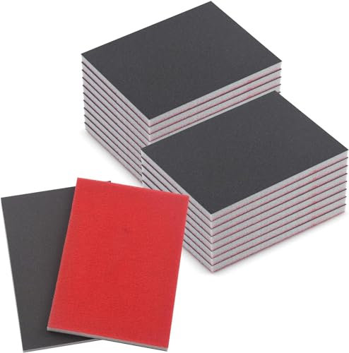 LOUZAGO 20 Pcs 800 Grit Sanding Sponge, Wet Dry Sanding Block