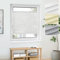 Jalousiescout Plissee Klemmfix ohne Bohren—Jalousie 75x200cm weiß Sichtschutz Fenster Sonnenschutz, Lichtdurchlässig Faltrollo für Fenster & Tür, Basis-Vliesstoff Pure Plissee