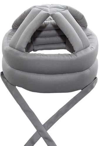 Elderly Head Safety Helmet, Anti-Fall Protective Hat Adjustable Head Protection Hat Breathable Anti-Collision Hat Elderly Protection Cap