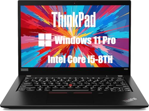Lenovo Thinkpad X390 Business Laptop 13.3 pulgadas FHD (1920 x 1080), Intel Core i5-8265U, 8GB DDR4 RAM, 256 GB SSD, teclado QWERTY japonés, Windows 11 Pro (reacondicionado)