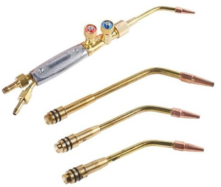 Set utensili per saldatura e taglio con cannello da taglio per ossi-acetilene per operazioni saldatura e riscaldamento precise Torcia a olio per ossitaglio