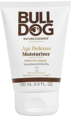 BULLDOG Mens Skincare and Grooming Face Moisturizer Age Defense, 3.3 Fluid Ounce