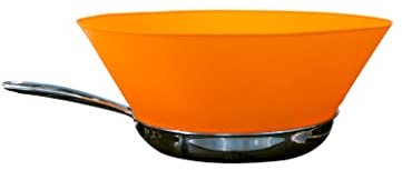 Frywall 8 (Small) - Orange - Splatter Guard, as Seen on Shark Tank