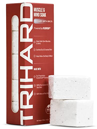 Athletic Muscle & Joint Soak - Rejuvenating Bath Tablets for Active Recovery, Epsom & Dead Sea Salt Formula, 5-Pack for Muscle Relief & Joint Comfort