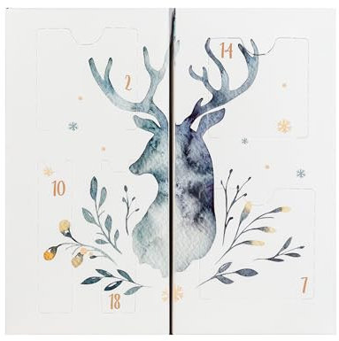 accentra – Adventskalender Beauty mit 24 Make up & Kosmetik Produkten – Schmink Adventskalender Frauen mit Lippenstift, Wimpern, Nagellack, Lidschatten, Applikatoren uvm. – Weihnachtskalender Beauty