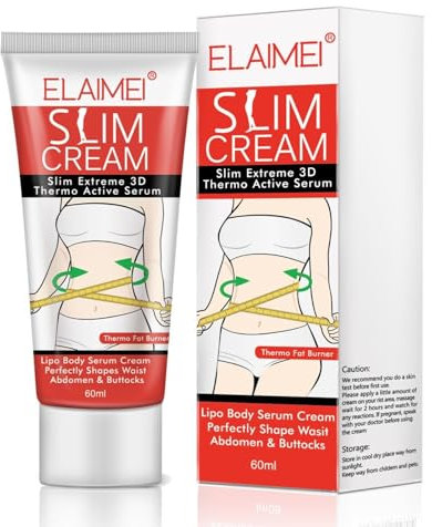 P-Beauty Fettverbrennungs Creme 60ml | 3D Thermo Aktive Slim Cream gegen Cellulite und für straffe Haut | Verbrennung von Körperfett | Sport Creme | erhöht Hautfestigkeit & Elastizität | 1x60ml