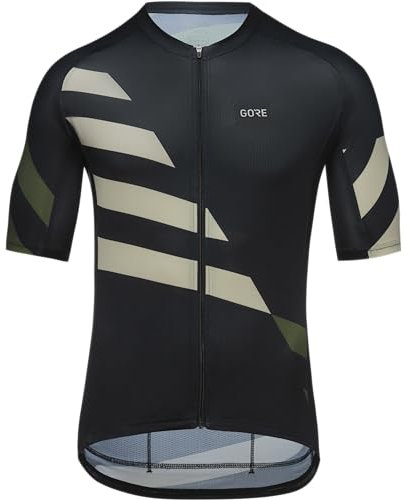 GORE WEAR Herren Spirit Signal Chaos Jerseys, Schwarz/Tech Beige, XXL EU