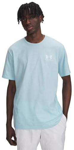 Under Armour Herren Sportstyle Colorblock T-Shirt, (494) Stream/Weiß, L