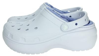 Crocs Zoccolo da donna classico foderato, con plateau, 38/39 EU