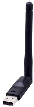 WiFi-adapter dongel - USB WiFi, WiFi USB-adapter för PC, Wi-Fi | mottagare Trådlös USB WiFi-adapter för PC med antenn, WiFi-adapter för stationär PC bärbar dator med hög förstärkande antenn