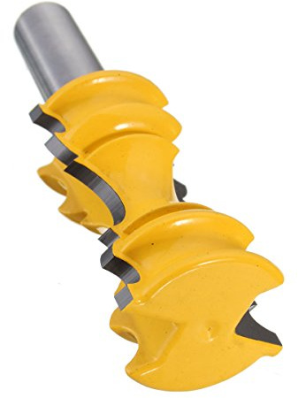 Fresa per smussare, fresa per legno Punta for fresa for modellatura del legno con gambo in carburo da 1/2 pollice