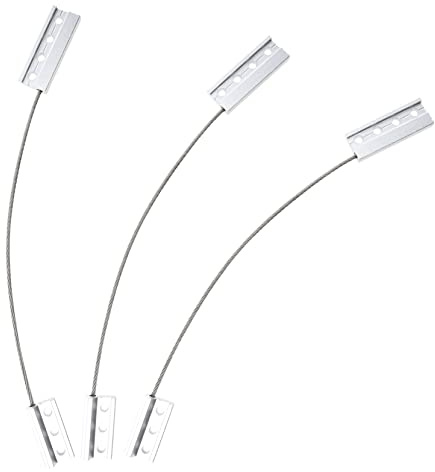 HOUDERCO 3pièces Bloque-câble Antichute Pour Fenêtre à Battant Câble Métallique De Sécurité Ancrage Pour Sangle De Retenue Dispositif De Protection