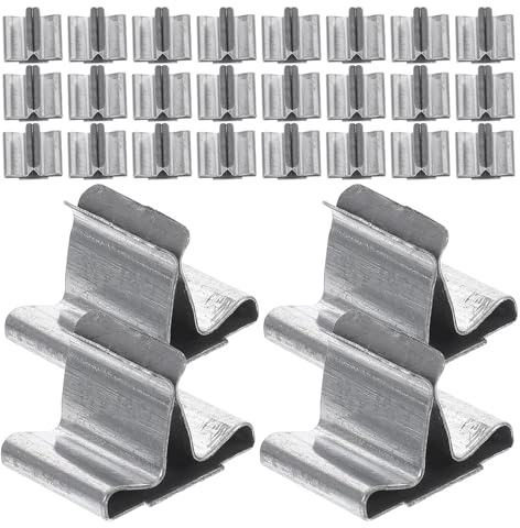 AKOOSY 200 piezas portamechas de madera y metal resistente al calor para hacer velas DIY, fácil montaje, clips de metal duraderos para decoración del hogar y