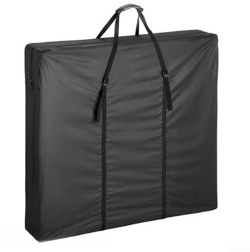 Bolsa de transporte de mesa plegable con barrera impermeable y resistente al sol para una protección fiable durante actividades de viaje al aire libre (420D)