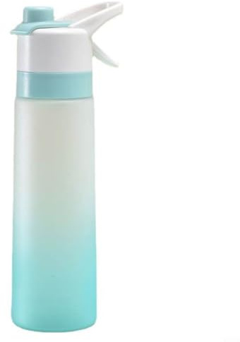 Borraccia spray portatile da 700 ml con chiusura a scatto e maniglia per il trasporto, per attività all'aperto, allenamento fitness e pendolarismo (blu)