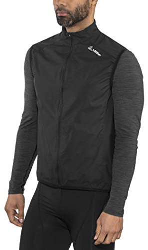 LÖFFLER M Bike Weste Windstopper Active Schwarz, Herren Weste, Größe 50 - Farbe Black