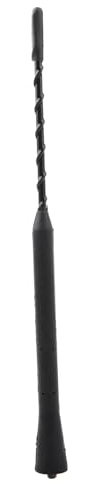 Car Radio Antenna, Improved Reception, FM AM Antenna Amplifier, Roof Mast Whip, 9-inch Screw-On Design for Drivers, Motorists, Vehicles, Cars, Trucks