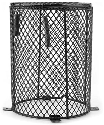 SOYEAHZ Reptile Lamp Cover Heat Mesh Cage Reptile Heating Lampshade Anti-Scald Lamp Mesh Cover for Pet Amphibian Snake Lizard Turtle
