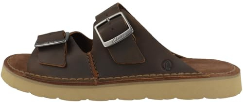 Clarks Solsbury Strap Mens Beeswax Leather, 8