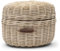 Riviera Maison Aufbewahrungskorb Rattan runder Korb, Aufbewahrungskorb aus Weide mit Deckel Aufbewahrungsbox - Rustic Rattan Benoa Storage Basket - (ØxH) 25x20
