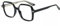 Firmoo Lesebrille 2.00x Damen Herren Groß Quadratisches Blaulichtfilter Computer Lesebrille TR90(Schwarz)