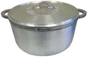 Housetronics Heavy Duty Aluminium Dutch Pot, Caribbean Style Cooking Pot with Lid, Traditional Jamaican Saucepan, 36cm 12 Litre Capacity