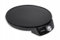 Huslog Crepiera Elettrica 1200W, Ø29 cm, Temperatura Regolabile, Piastra Antiaderente con Bordo Rialzato, con Spargitore e Spatola in Legno, per Crêpes, Pancake, Tortilla, Tacos, Nero