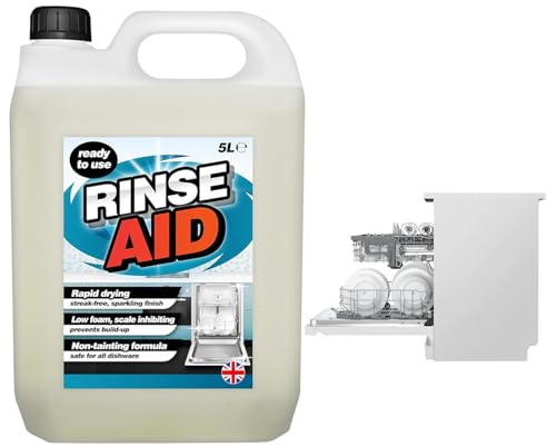 5L Rinse Aid Prevents Build Up Streak Free Sparkling Finish Safe For All Dishwashers (1)