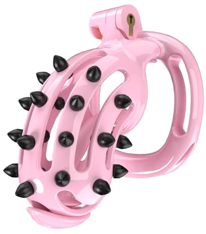 Justerbar rosa peniskorg för män (SEA162) (Black, B7P) | justerbart fitnessbälte med avtagbara silikonknappar