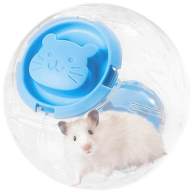 Stort hamsterhjul – sportlöparboll, träningsleksak för hamstrar, marsvin, möss, illrar | litet aktivitetshjul, säker, hållbar, rolig inomhuslekplats, lätt att använda