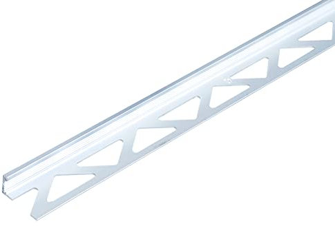 Alberts 475956 Profili per Piastrelle, Argento
