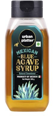 Urban Platter Mexican Blue Agave Syrup | 17.64 Oz (500g) | Natural Plant-Based Sweetener | Low Glycemic, Vegan & Gluten-Free | Perfect Sugar Alternative for Tea, Coffee, Baking & Desserts