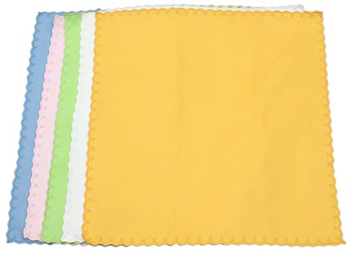 Microfiber Cleaning Cloth for Musical Instruments, 5 Pieces Microfiber Cleaning Care Cloth Accessory Set for Guitar Violin Piano Trumpet