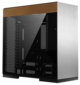 Geometric Future M8 Cowboy Mid Tower E-ATX/ATX Gaming Case, Aluminum/Cowhide/Glass/1.0mm Steel, Vertical Air Tunnel Design, Support Type C, 420/360 Radiator, Vertical GPU Mount, GEO-M8-COW(Case ONLY)…