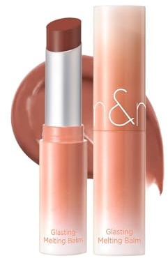 rom&nd GLASTING MELTING BALM 13 Scotch Nude | Crystal-Clear Water-Gloss Shine | Hydrating Tinted Lip Balm for Plump, Non-Sticky Lips