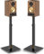 5Rcom Soportes universales para altavoces para sonido envolvente, juego de 2 soportes de suelo de altura ajustable de 830 mm a 1100 mm, cada uno soporta 5 kg, gestión de cables, fácil montaje, color