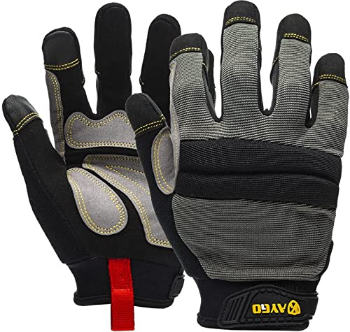 KAYGO Work Gloves Men, Mechanic Utility with Excellent Grip, KG125