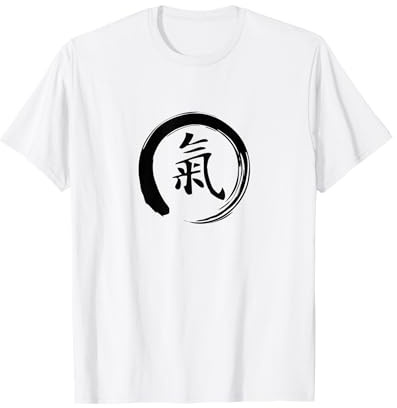 Tai Chi Débutant / Classique Qi / Chi Calligraphie Kanji T-Shirt