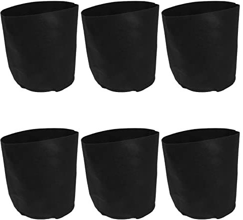 Lot de 6 sacs de culture en tissu non tissé résistant pour légumes, tomates, carottes, oignons, fruits
