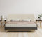 DHOME Plain Natural Linen Headboard gepolstertes Bett Kopfteil Modernes Schlafzimmer TOP Trending (Beige, 180cm Dual (Betten 180/190))