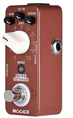 Effektpedal, mini gitarr effekt pedal 11 lägen sann bypass helt metallskal