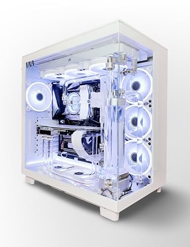 VIXIA High End Custom Watercooled Gaming PC - Intel Core i7 14700K 5.6GHz - GeForce RTX 4080 Super DDR6X 16GB - DDR5 64GB 6000MHz - PCIe4.0 M.2 NVME 2TB - White - Dual Cooling - VXD-80W