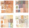 burkfeeg 112 Blätter Scrapbook Paper Vintage, 4 Stile Relief Vintage Papier, Decorative Paper Geprägt Strukturiert Scrapbooking Papier, Bullet Journal Zubehör Collage Papier Journaling Zubehör
