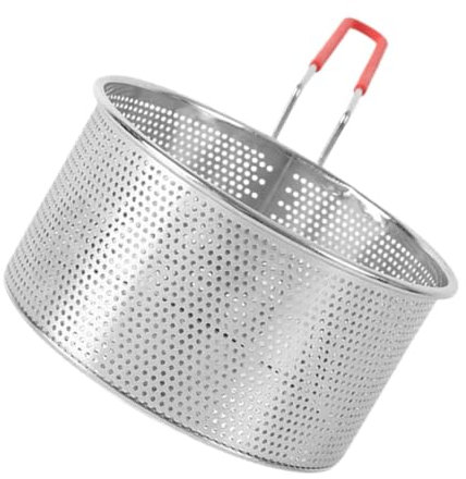 SEWOART Korb für den Holzkohleofen Grillkorb Campinggrill Camping-Kohlekorb Holzkohle-Starterkanister Holzkohlebrenner Werkzeug zum Brennen von Holzkohle Metall Rostfreier