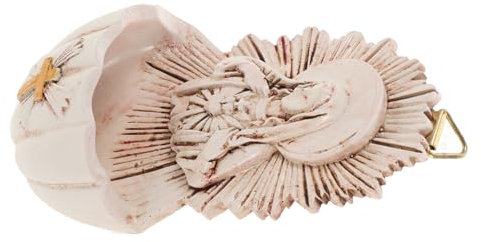 GOOHOCHY Fontaine Eau Bénite Résine Décoration Murale Catholique Pour Salon Symbole De Foi Et Harmonie Votre Foyer