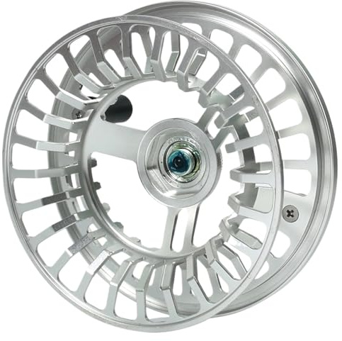 Flugrulle 1pv - 3-8WT, kol/aluminiumhybrid, vattentät, lätt, med förseglad broms (1 st Extra Spool, 7000-serien)