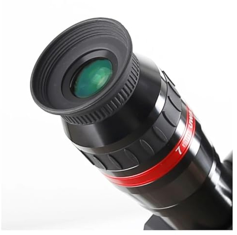 Astronomical Telescope Eyepiece Set, 82 Degree, 1.25 Inch, 4MM 7MM 16MM, Ultra Wide Angle, Apochromatic, Large Field Of View, 4 Groups, 7 Optical Lenses